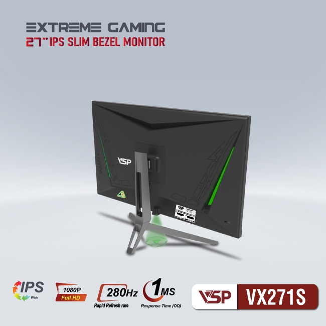 MÀN HÌNH VSP EXTREME GAMING VX271S - 280HZ - 1MS