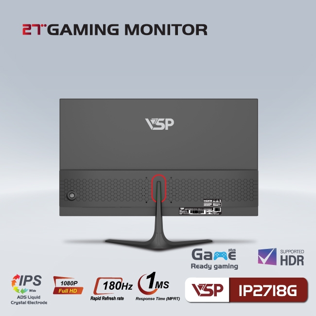 Màn Hình VSP IPS - IP2718G - 180Hz - 1Ms