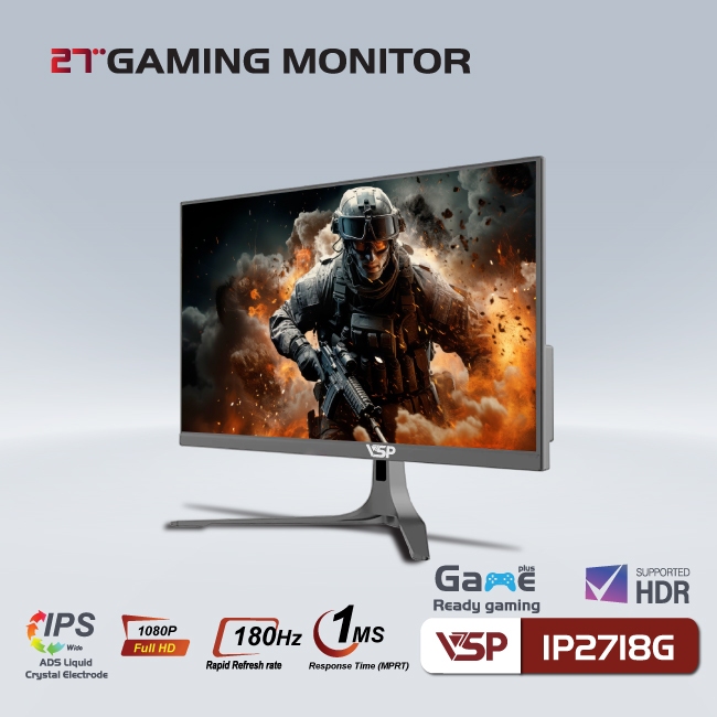 Màn Hình VSP IPS - IP2718G - 180Hz - 1Ms