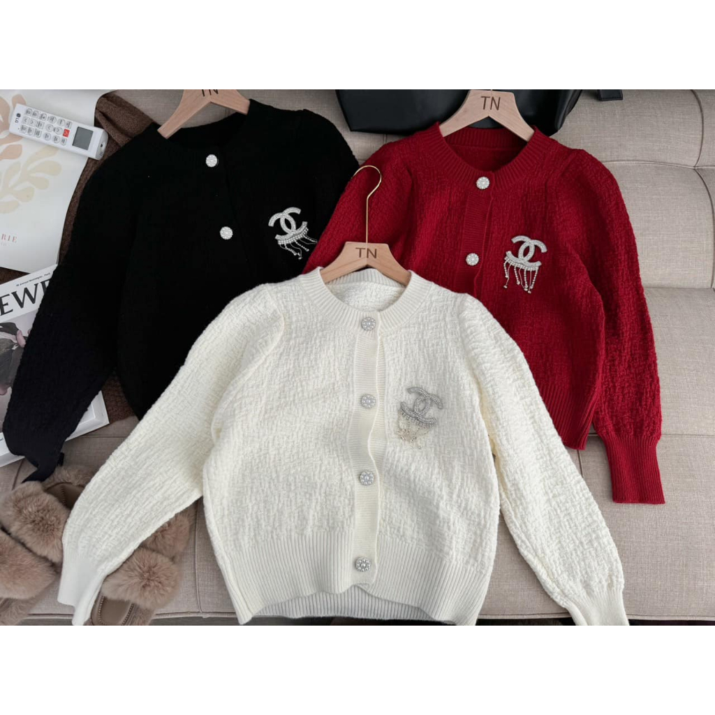 Áo len tag cardigan