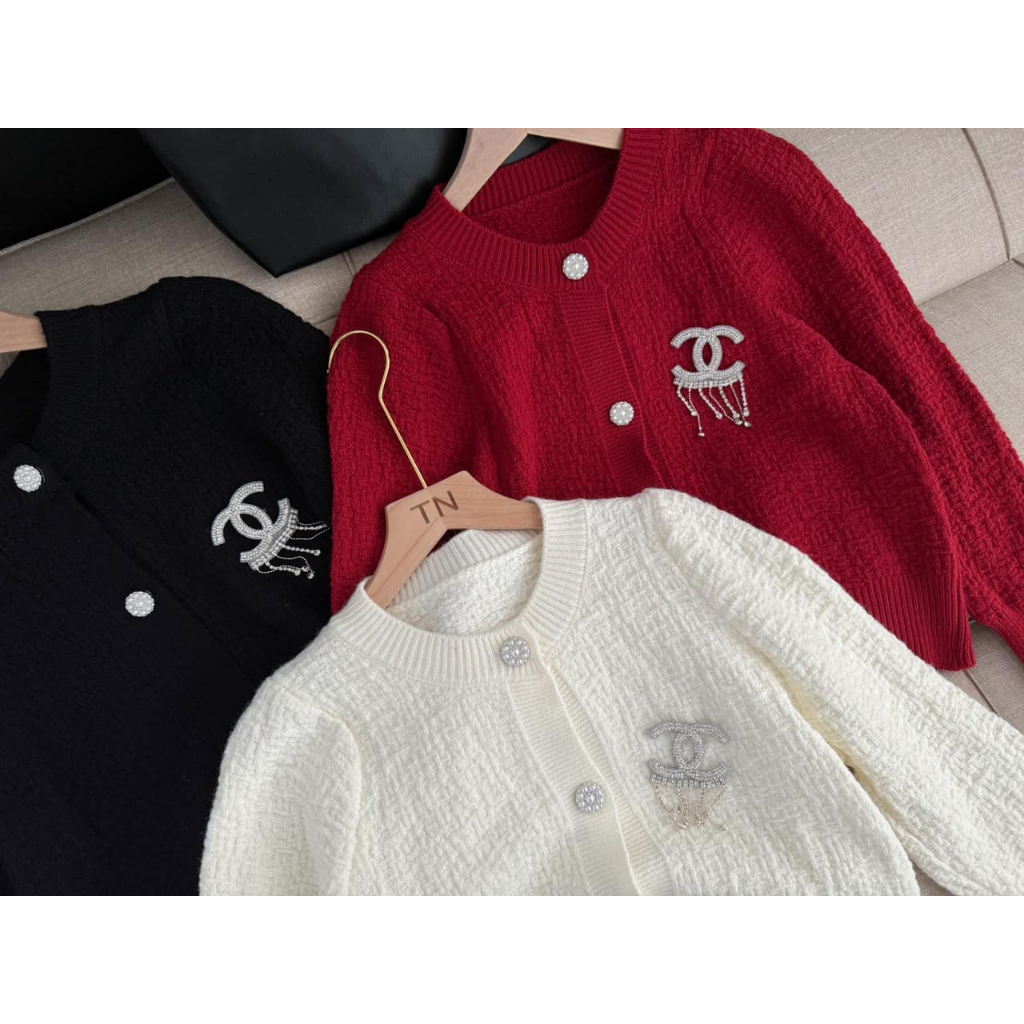 Áo len tag cardigan