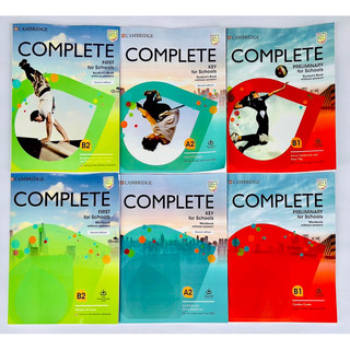Complete Key for School -  Complete Priliminary for school B1  và  Complete First for Schools