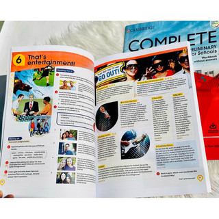 Complete Key for School -  Complete Priliminary for school B1  và  Complete First for Schools