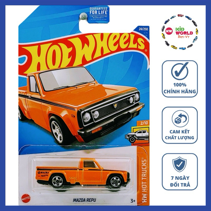 Xe mô hình Hot Wheels basic Bán tải Mazda Repu HCV58.