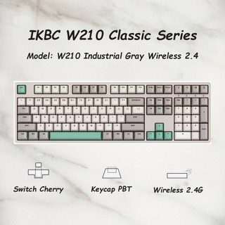 Bàn phím cơ không dây ikbc cherry mx w210 - classic series