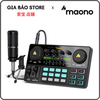 Maono am200 s1 sound card - bàn trộn âm thanh cho thu âm, livestreams, podcast - hàng chính hãng / bảo hành 12 tháng