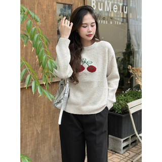 [RÁCH STORE] Áo Len - 011 - Thêu Trái Cherry