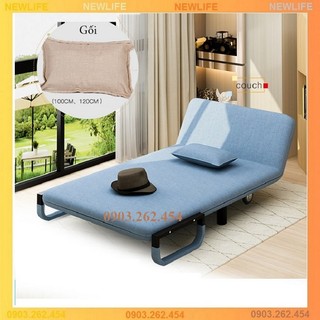 Ghế sofa - Sofa giường 80 x 190cm, giường thông minh gấp gọn thành ghế - Bảo hành 24 tháng