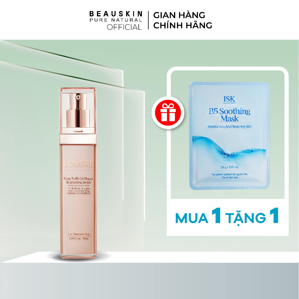 Tinh Chất Dưỡng Trắng Da LOMERE Prime Truffle Cell Mờ Nám, Cải Thiện Kết Cấu Giúp Da Khỏe Mạnh Săn Chắc 50ml