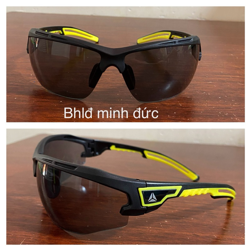 Kính DELTA PLUS đen gọng vàng