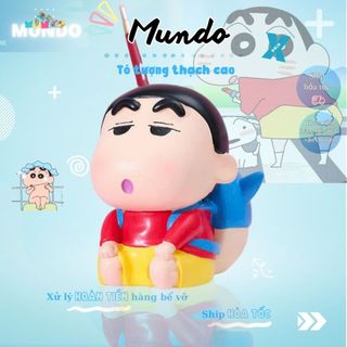 Tô tượng thạch cao ống bút cu shin cậu bé bút chì size x,tượng thạch cao anime/manga mundo