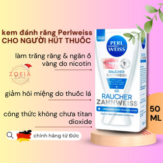 Kem đánh răng siêu trắng Perl Weiss Đức - 50ml