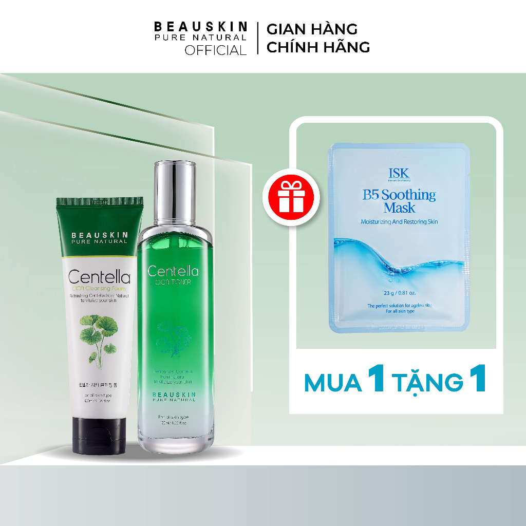 Combo Giảm Mụn, Giảm Viêm Lỗ Chân Lông BEAUSKIN Special Care An Toàn Hiệu Quả Sau 06 Tuần