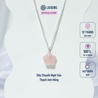  Dây Chuyền Bạc Nữ 925 Liugems Ngôi Sao Đá Phong Thuỷ Xinh Xắn Dễ Thương Thời Trang DC26 