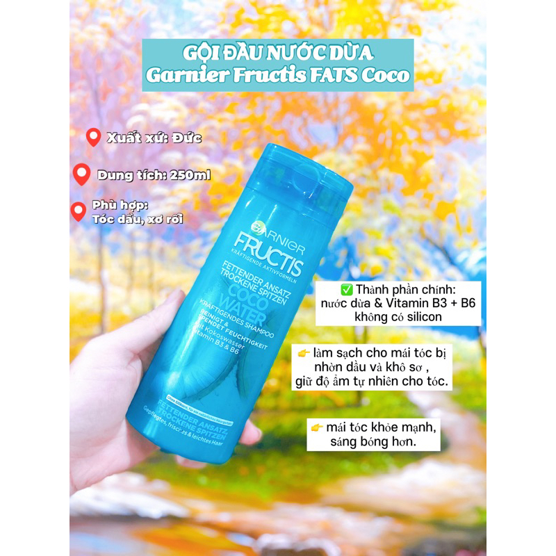 Bộ Dầu Gội Fructis Coco Water