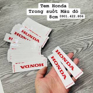 Tem honda trong suốt 8cm dán nhiều vị trí ✌🏻🚗
