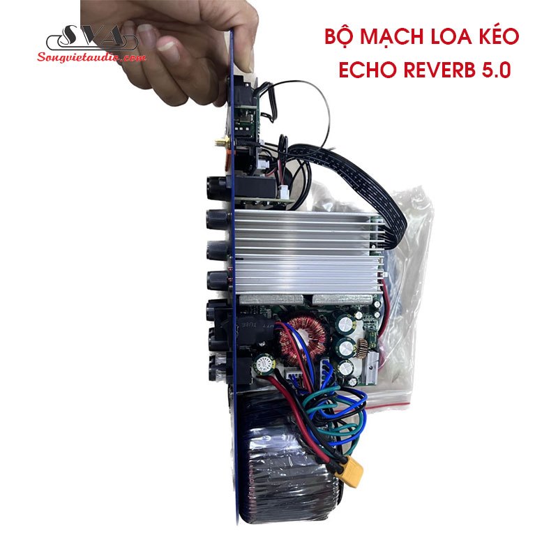 BỘ MẠCH LOA KÉO ECHO REVERB 5.0 DSP V20X 200W - 14,5X35CM - MẪU ĐỨNG