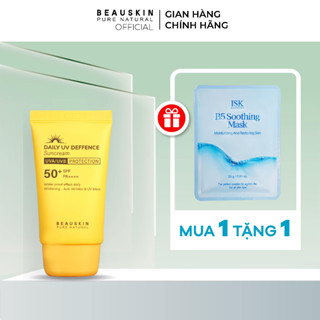Kem Chống Nắng BEAUSKIN Daily Deffence Sun Cream 50ml SPF 50+ PA++++, Nâng Tone, Kiềm Dầu Hiệu Quả - BSSC0200210