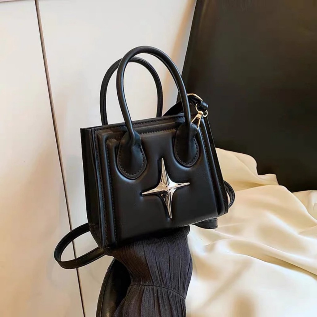 Túi xách đeo chéo nữ đẹp đi chơi dây da phối hình ngôi sao - TDC249 | BigBuy360 - bigbuy360.vn