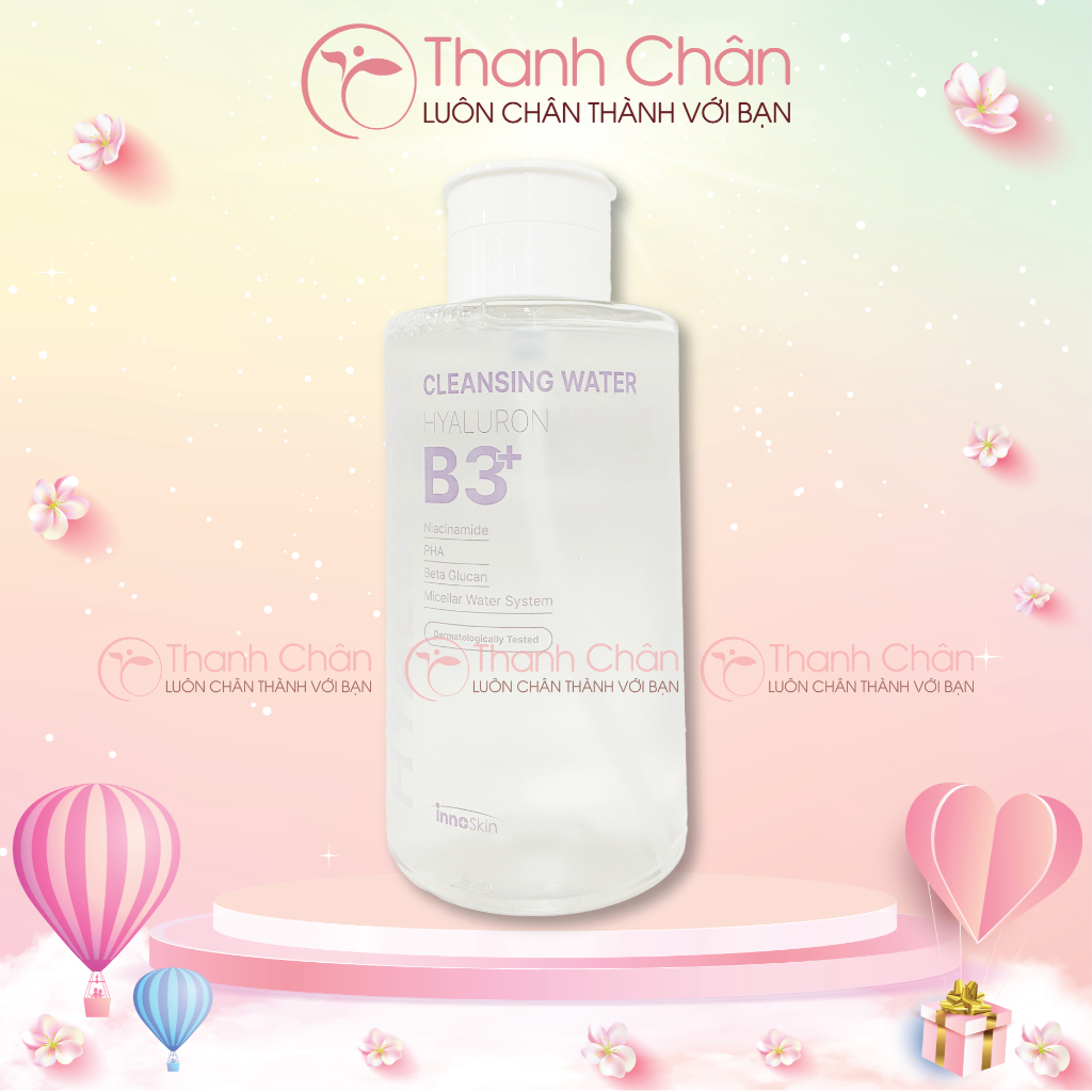 Nước tẩy trang Innoskin B3 Hyaluron Cleansing Water 500ml