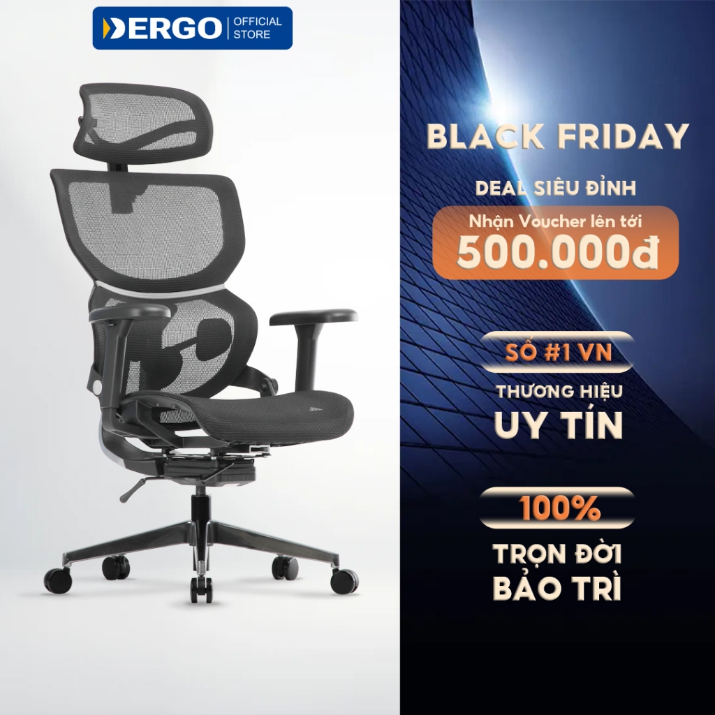 Ghế Công Thái Học DERGO Ergonomic Office Chair Ergostuhl Q3