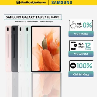 Máy tính bảng samsung galaxy tab s7 fe wifi / fe 4g - hàng chính hãng, nguyên seal