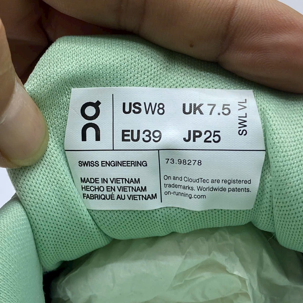 Giày On Cloud Runing Water Proof  Nữ  | - FullBox