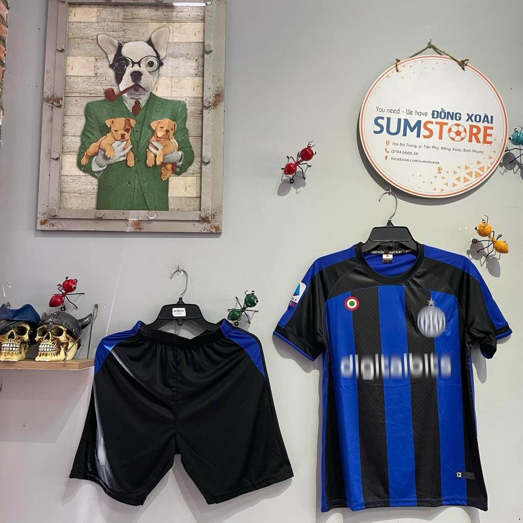 Quần Áo Bóng Đá CLB Inter Milan 22 JP - Áo Đấu Hot Mẫu Mới, Cực Đẹp