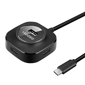 BỘ CHIA HUB USB 2.0 4 CỔNG CÓ HỖ TRỢ NGUỒN NGOÀI VEGGIEG V-U2406