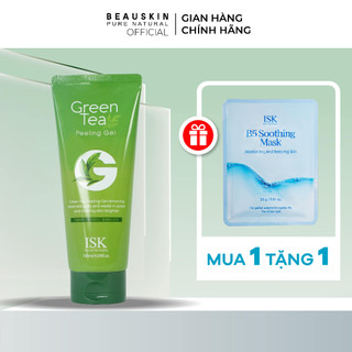 Tẩy Tế Bào Chết Dạng Gel ISK Green Tea Peeling Trà Xanh Làm Sạch, Dưỡng Ẩm Cho Da Dung Tích 180ml