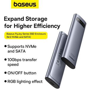 Box đựng ổ cứng SSD M.2 Baseus FlyJoy Series SSD Enclosure Type C 3.2 Gen2 (M.2 NVMe và SATA)
