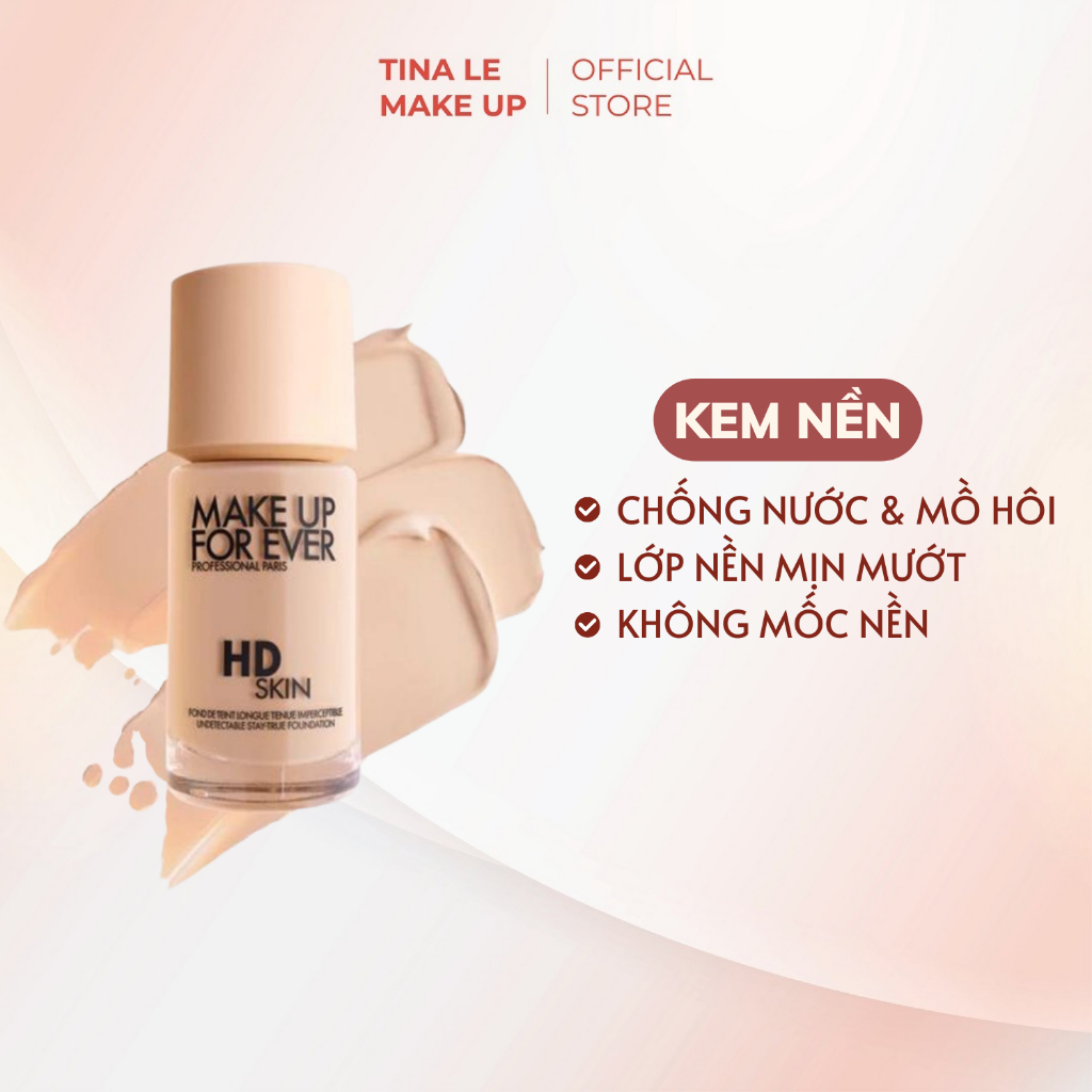 Kem nền Make Up For Ever HD Skin Foundation
