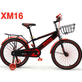 Xe đạp cho bé trai 16 inch từ 4-6 tuổi kèm bánh phụ - xe đạp trẻ em giá rẻ