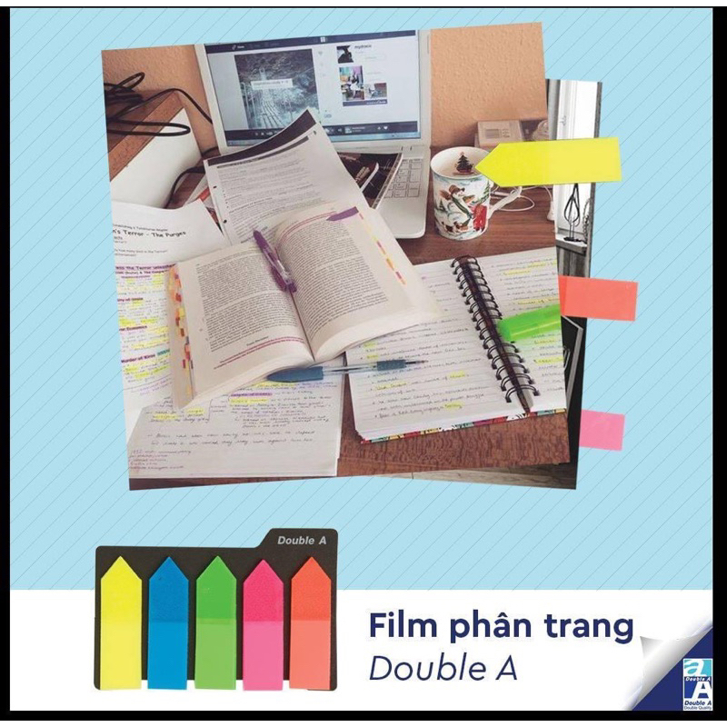Film phân trang Double A 5 màu