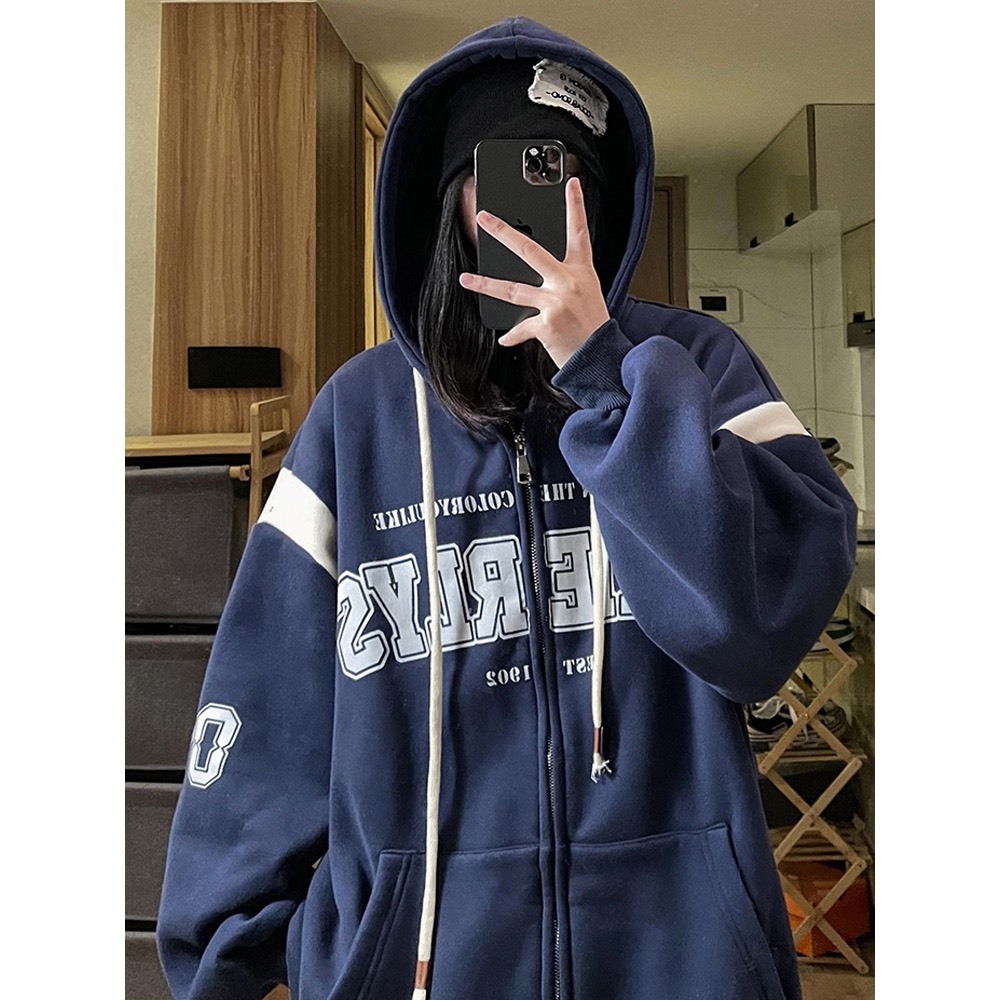 Áo khoác bên ngoài Hoodie Zip Unisex BRIERLY Chất Nỉ Bông Ulzzang Mũ Áo Trùm Đầu | BigBuy360 - bigbuy360.vn