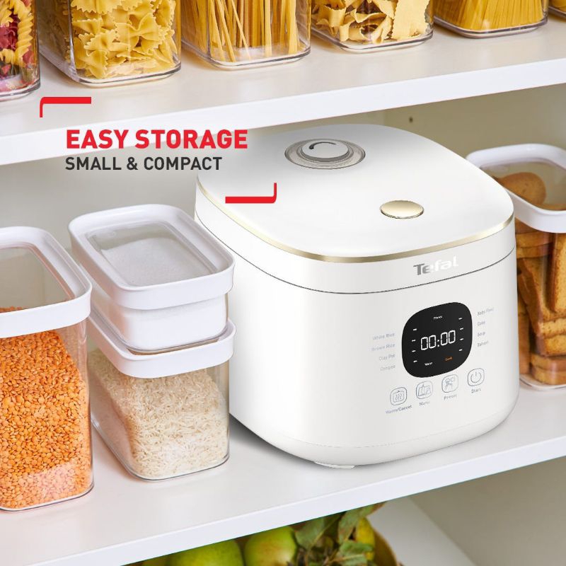 Nồi cơm điện tử 0.7L Tefal Mate Mini RK515168