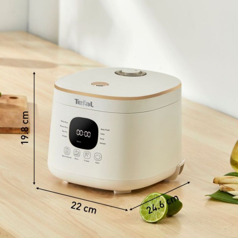 Nồi cơm điện tử 0.7L Tefal Mate Mini RK515168