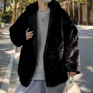 Áo Khoác Lông Mượt Có Mũ Form Dáng Rộng Uniex Nam Nữ Dày Dặn Phong Cách Thời Trang Hàn Quốc Cực Hottrend 2023