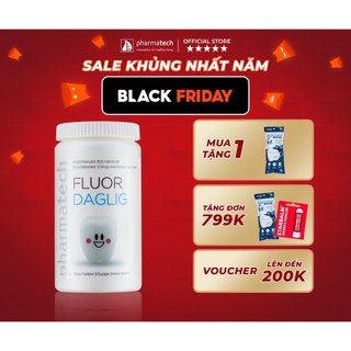 Viên ngậm bảo vệ sức khoẻ răng miệng Pharmatech Fluor Daglig 90 viên