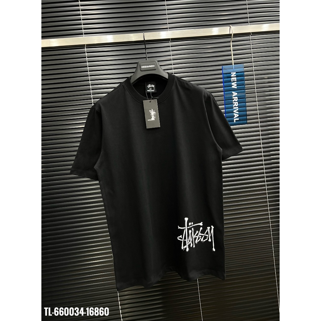 🔥Hot🔥Áo thun Stussy in chữ trước sau thiết kế hot trend Nam New 2024
