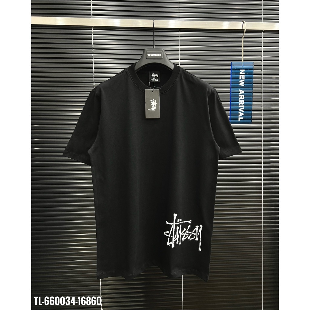 🔥Hot🔥Áo thun Stussy in chữ trước sau thiết kế hot trend Nam New 2024