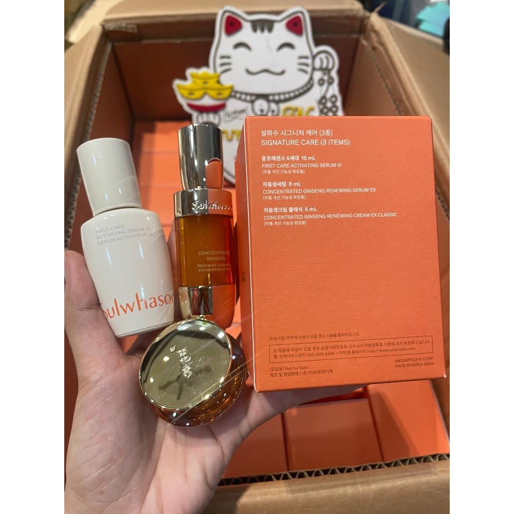 Set mini Sulwhasoo nhân sâm 3 sản phẩm