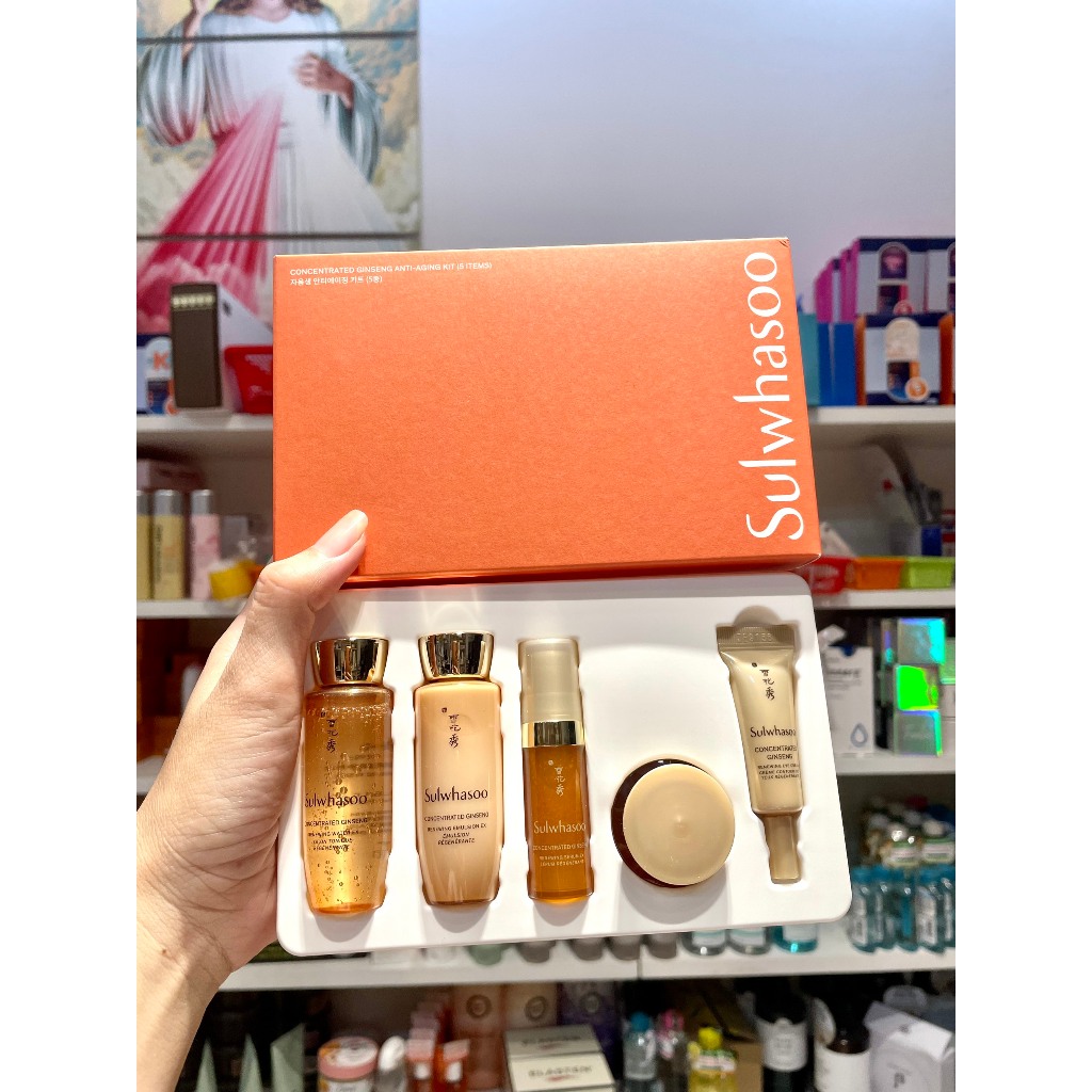 Set mini nhân sâm chống lão hoá Sulwhasoo 5 sản phẩm