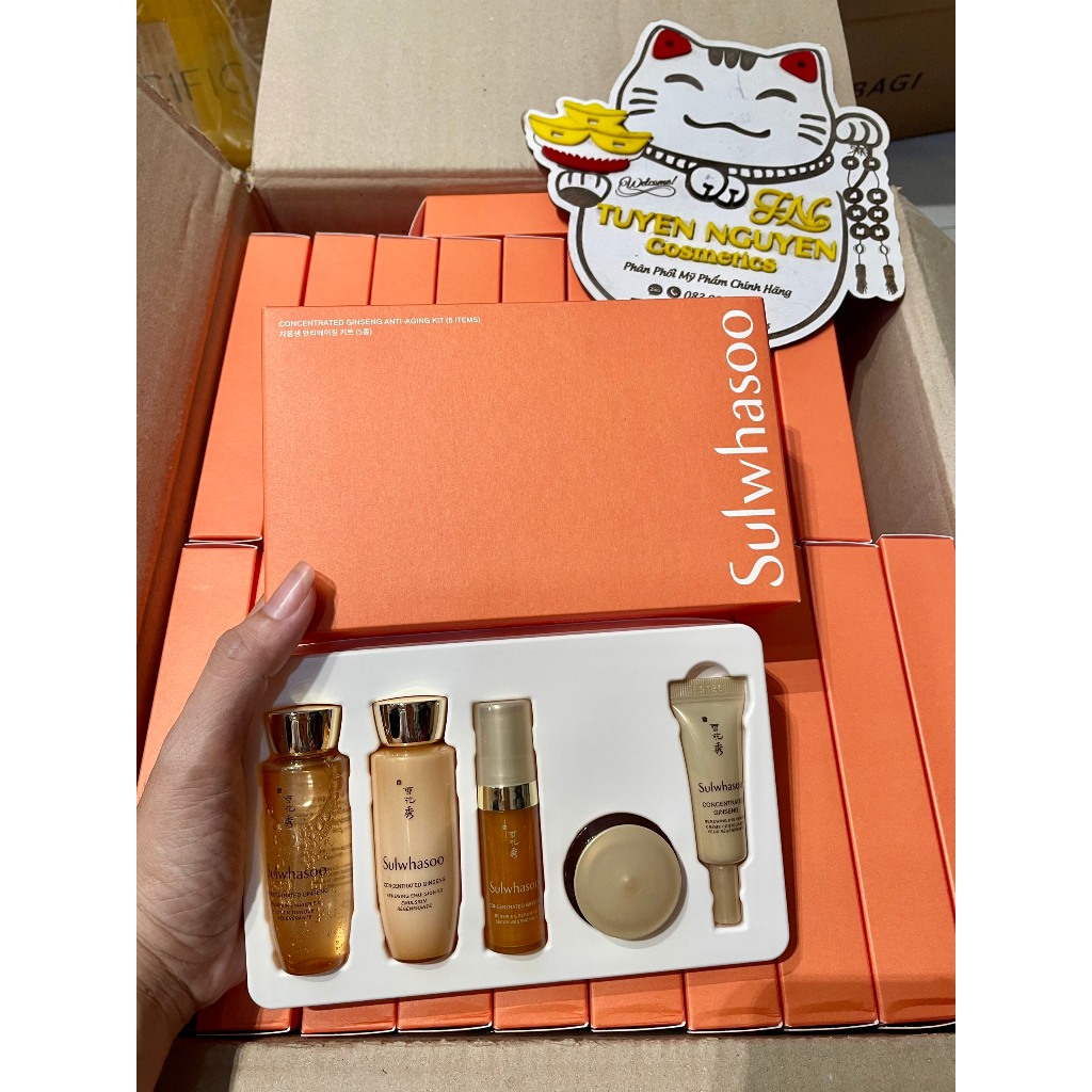 Set mini nhân sâm chống lão hoá Sulwhasoo 5 sản phẩm