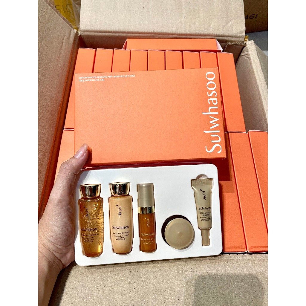 Set mini nhân sâm chống lão hoá Sulwhasoo 5 sản phẩm