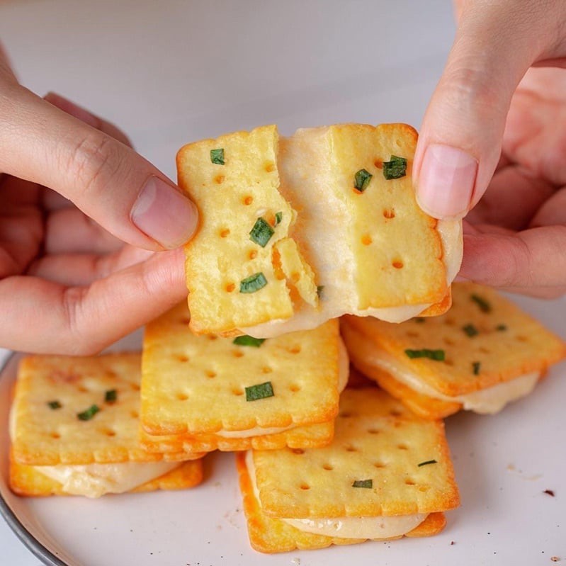 Bánh Quy Richy Kenju Vị Hành Nhân Kem Giòn Dẻo - FoodMap