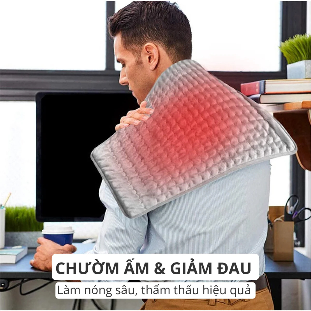 Đệm sưởi ấm Kachi MK363 chăn điện mùa đông