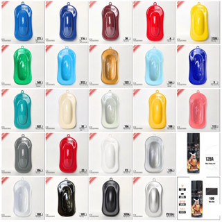 Sơn xịt xe máy - sơn Samurai đủ màu đen nhám, đen bóng, trắng, đỏ, xanh, vàng... sơn lót, sơn xe wave phủ bóng đẹp