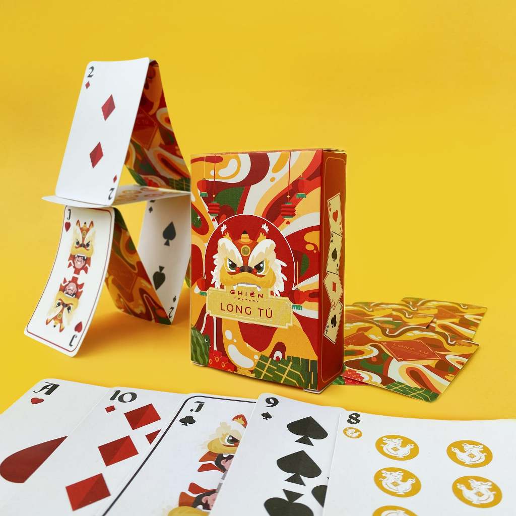 Combo chơi Tết "Long Fat" 4 món Board game - Bộ tứ danh hề, vui Tết banh nóc 2024 | Ghiền Mystery