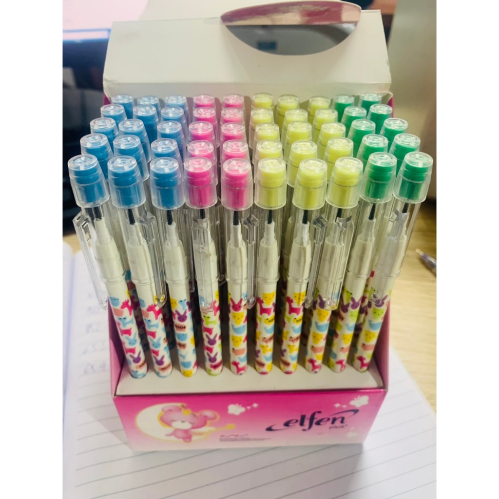 Bút Chì Khúc Bensia siêu đẹp, họa tiết xinh xắn đáng yêu có tẩy dùng cho học sinh tiểu học